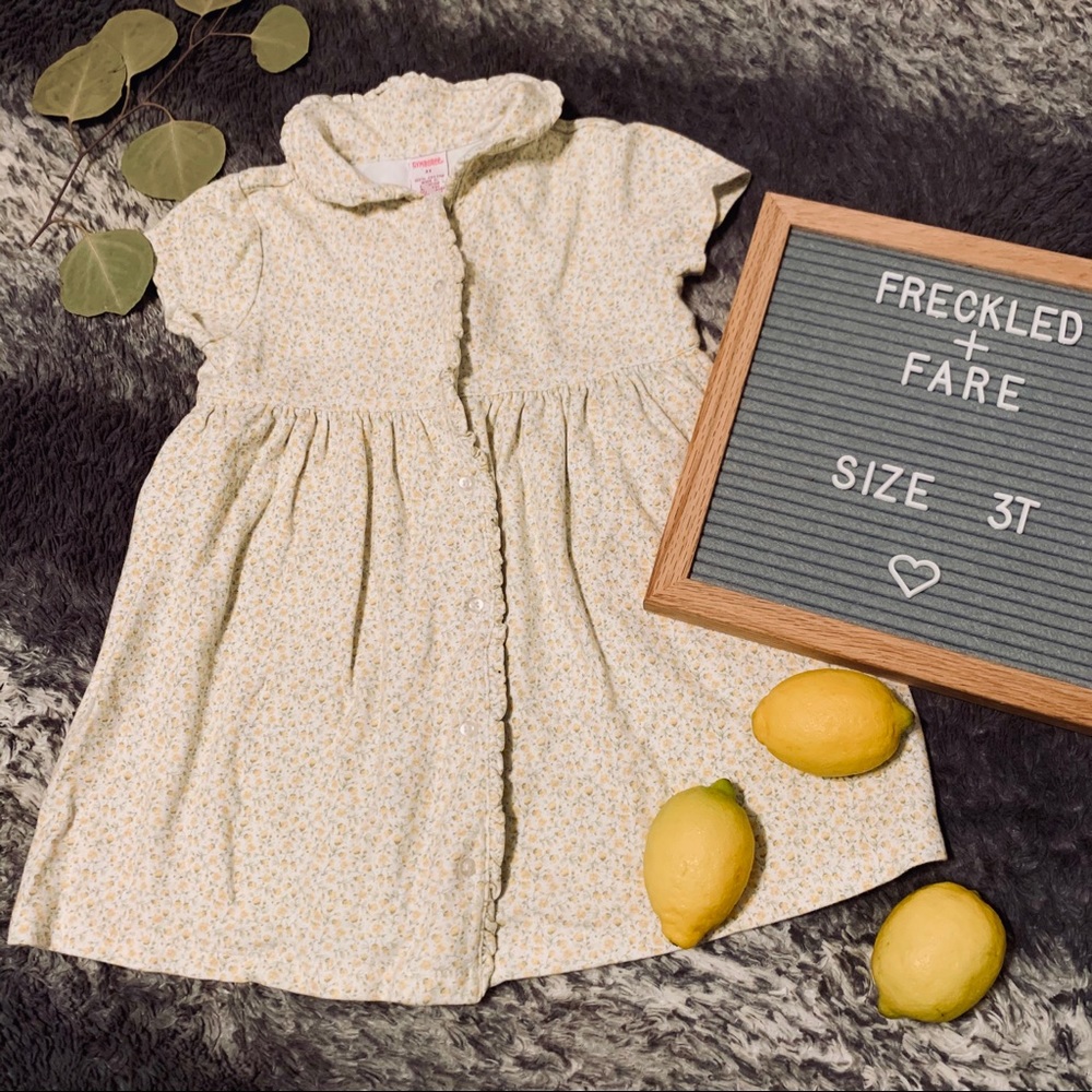 🌼Gymboree vintage style dress in yellow flowers